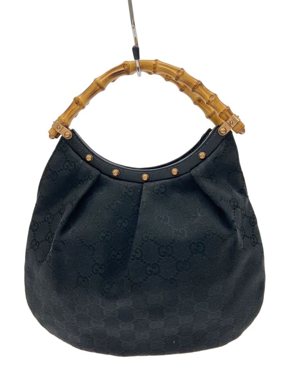 Gucci Handbag Canvas Black Monogram